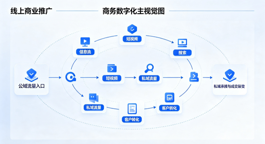 玉田县线上商业推广怎么做？全域流量闭环搭建与低成本转化实战指南